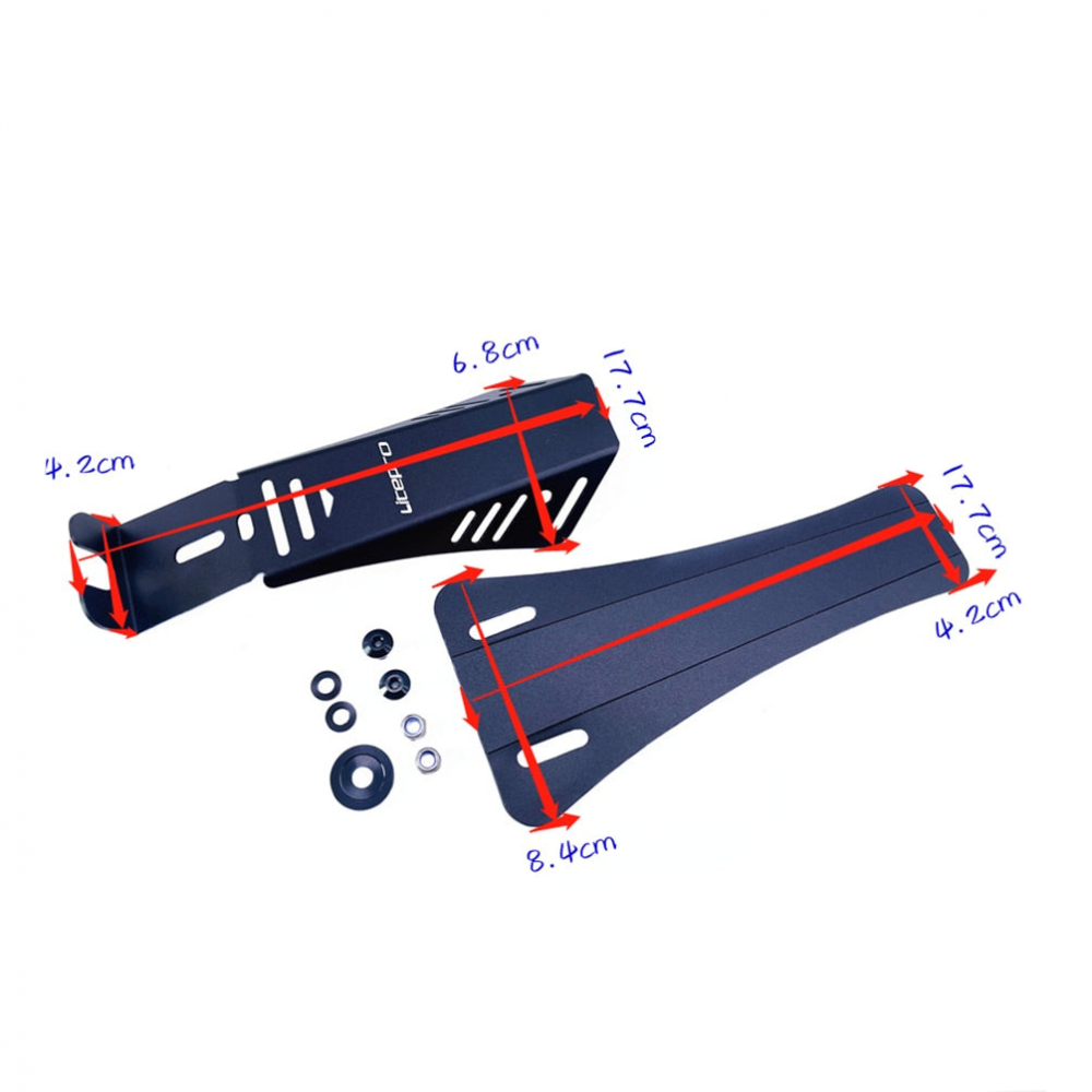 Meroca Litepro For Birdy 2 3 Bicycle Fender Folding Bike Aluminum Alloy Mudguard