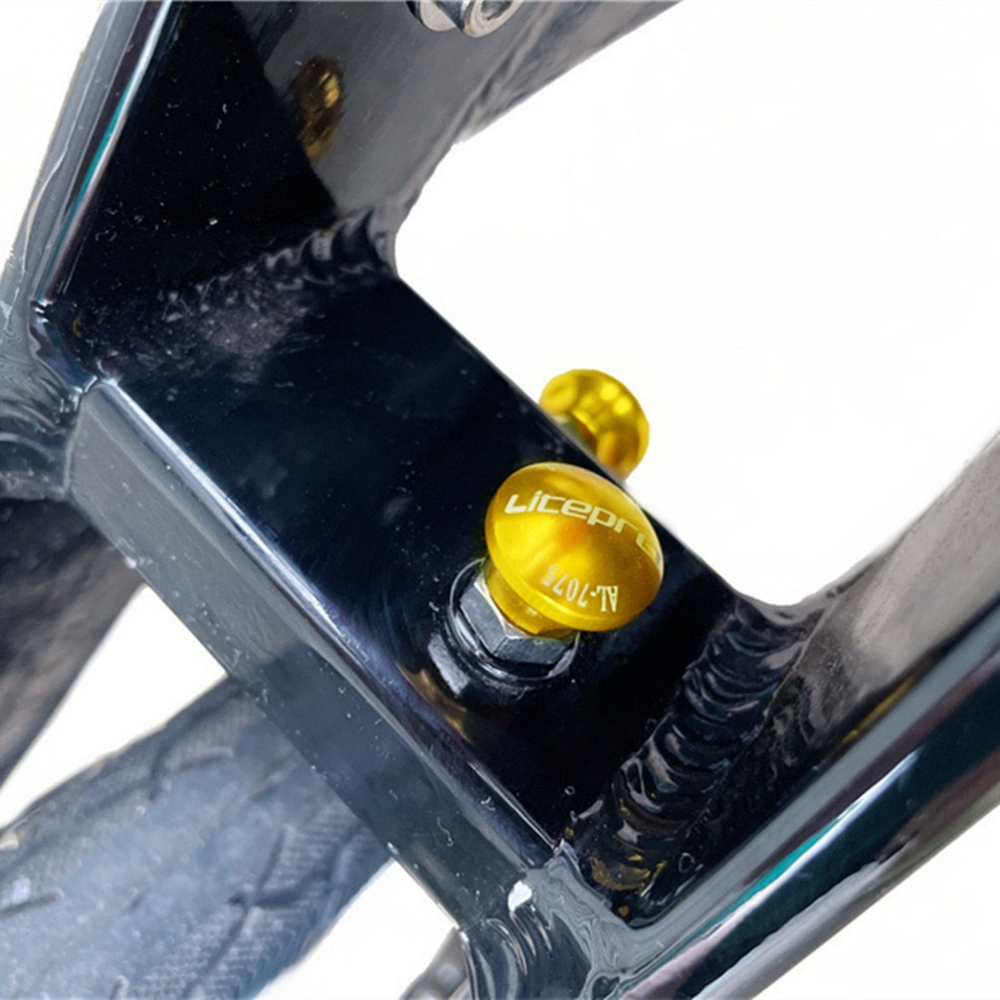Meroca Litepro For Birdy 2 3 Bicycle Front Wheel Fixing Screw Aluminum Alloy Folding Bike Rear Fork Fixing Bolts 5Pcs