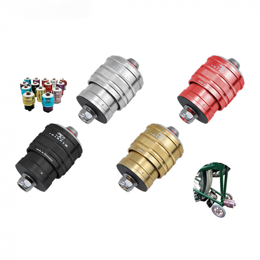 JKlapin Cylinder Shock Absorber For Brompton Folding Bicycle Aluminum Alloy Pneumatic Suspension