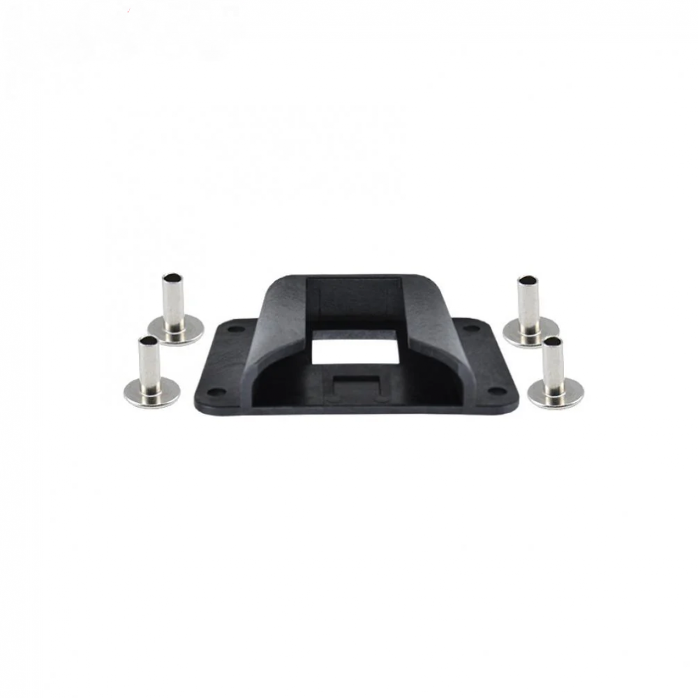 DIY Pig Nose Bag Adapter Hard Shell Storage Panniers Plastic Holder Buckle With Screws For Brompton Bicycle