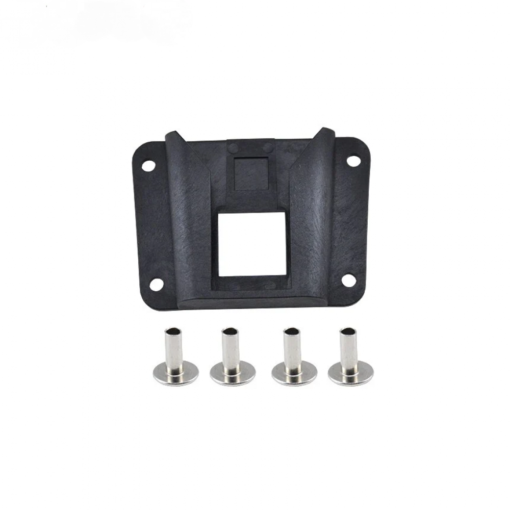 DIY Pig Nose Bag Adapter Hard Shell Storage Panniers Plastic Holder Buckle With Screws For Brompton Bicycle