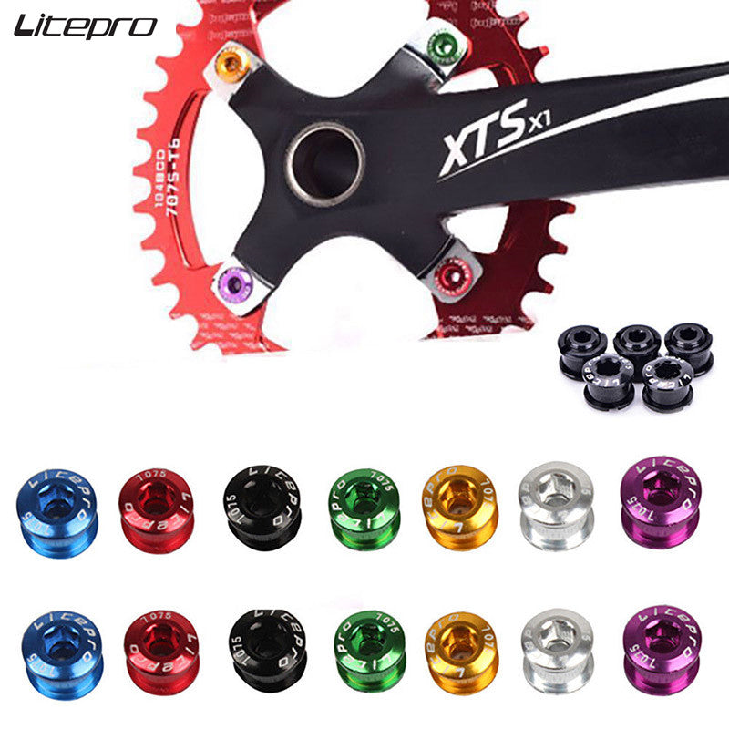 MEROCA Litepro Bike Chainring Bolts Double Speed (5pcs/lot)