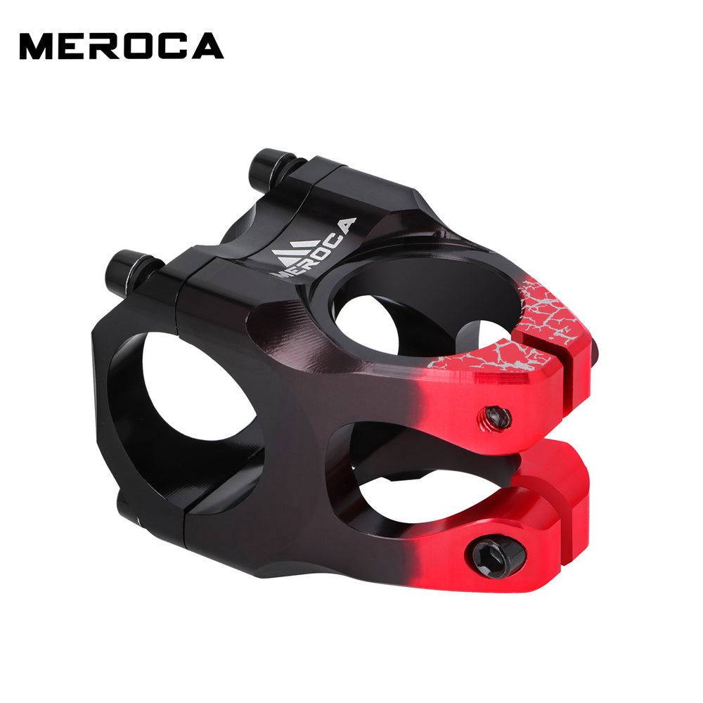 MEROCA Mountain Bicycle Handlebar Stem 28.6x31.8x35mm High-Strength Ultra-Light Aluminum Alloy CNC Road Bicycle Stem