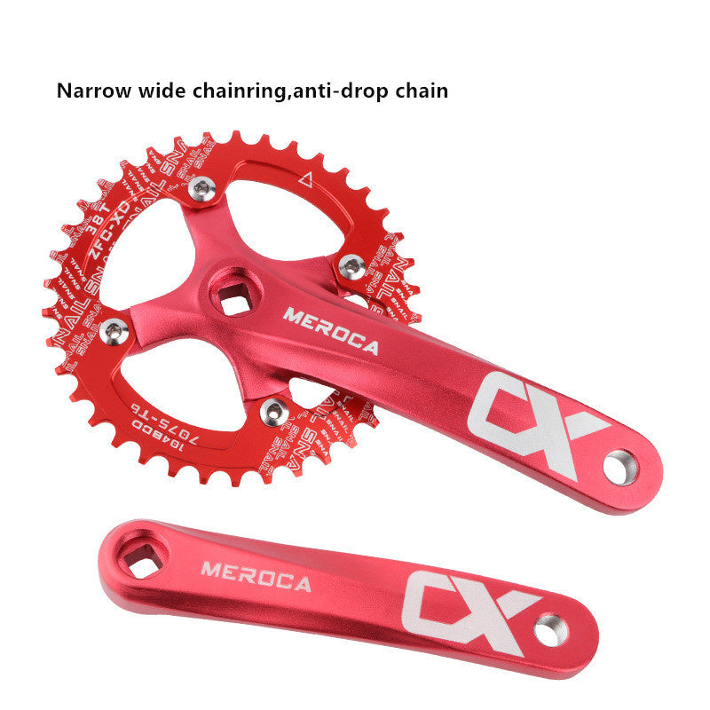 Meroca Mountain Bike Chainring 104BCD Square Crank 8/9/10/11Speed Narrow Wide Sprocket