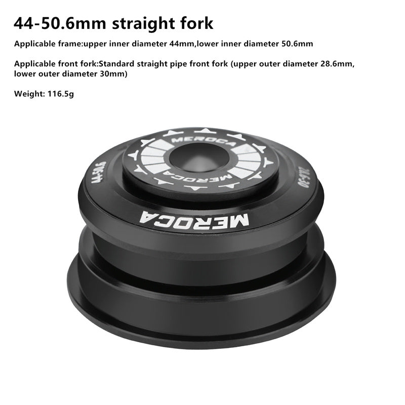 Meroca Mountain Bicycle Dual Bearing Headset Road Bike Straight Tapered Tube Fork Headset
