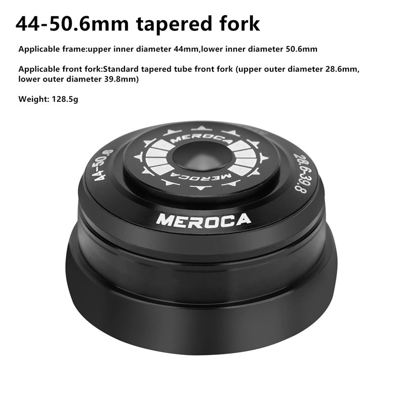 Meroca Mountain Bicycle Dual Bearing Headset Road Bike Straight Tapered Tube Fork Headset