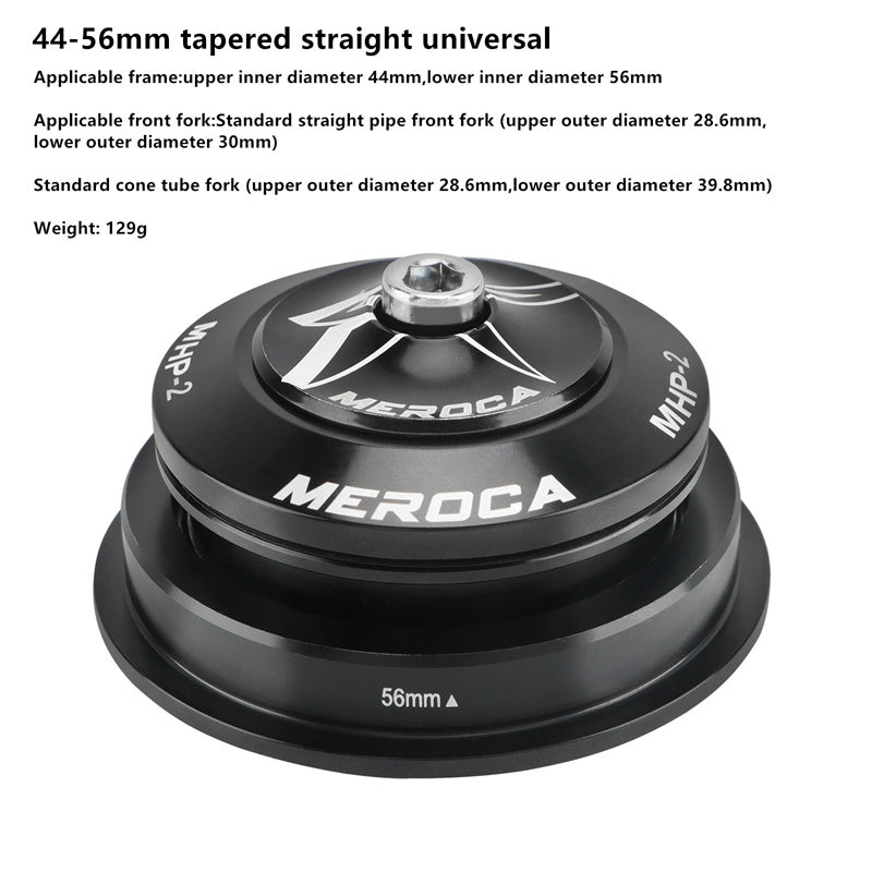 Meroca Mountain Bicycle Dual Bearing Headset Road Bike Straight Tapered Tube Fork Headset