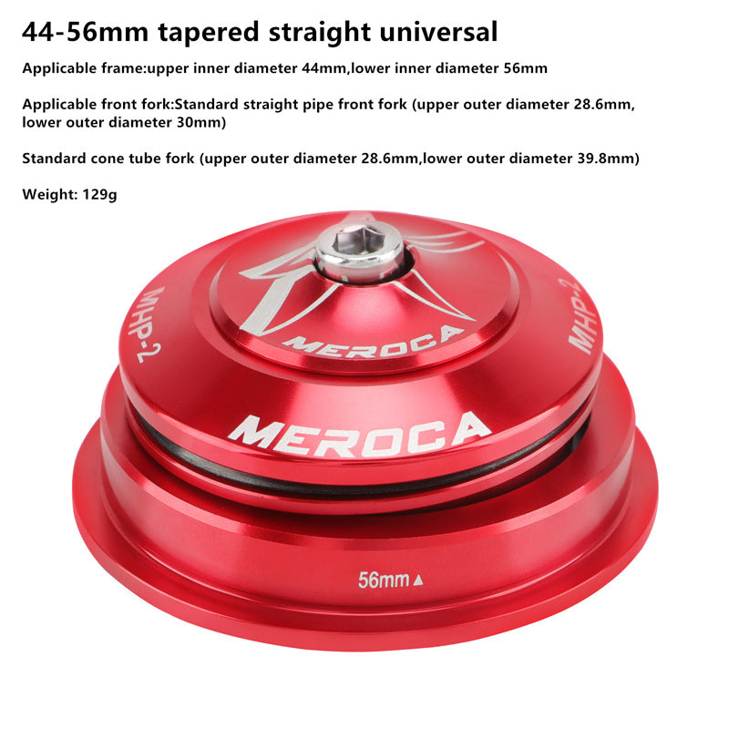 Meroca Mountain Bicycle Dual Bearing Headset Road Bike Straight Tapered Tube Fork Headset
