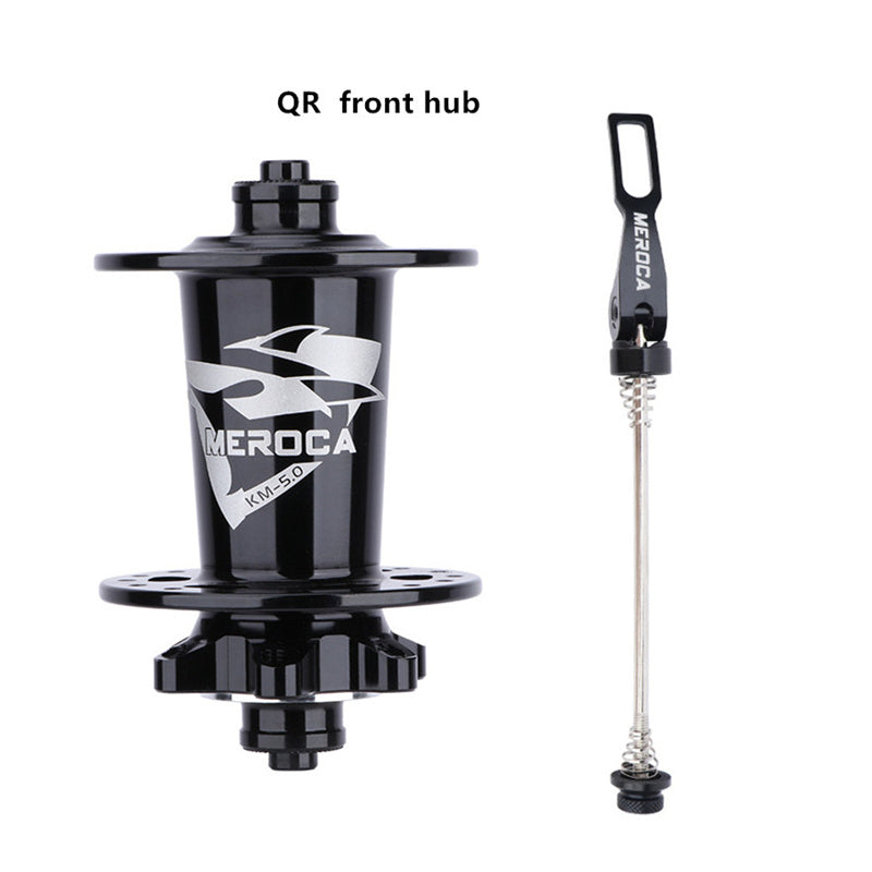 Meroca Mountain Bicycle 32 Holes 6bolts Disc Hub Bike QR Thru Axle 5 Bearing Hubs