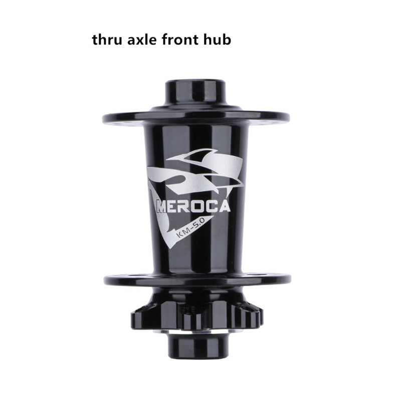 Meroca Mountain Bicycle 32 Holes 6bolts Disc Hub Bike QR Thru Axle 5 Bearing Hubs