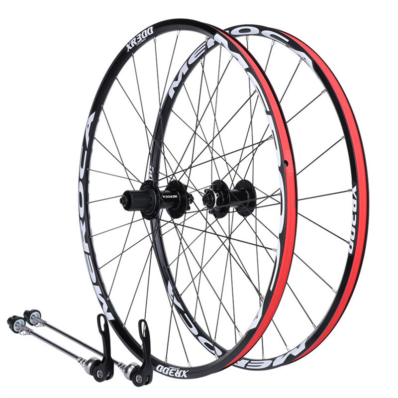 Meroca 26 27.5Inch QR Disc Brake 120-Click Wheelset Mountain Bike 32Holes 11S Aluminum Alloy Wheels