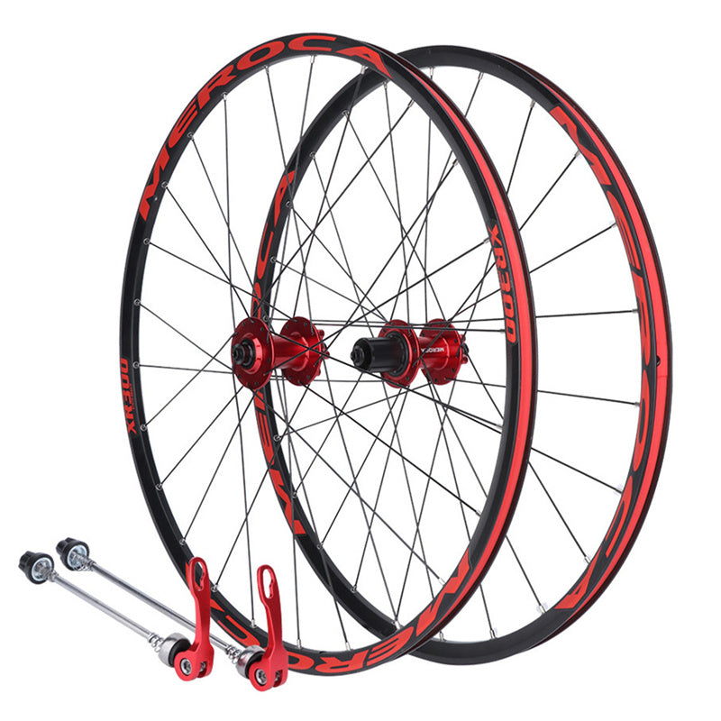 Meroca 26 27.5Inch QR Disc Brake 120-Click Wheelset Mountain Bike 32Holes 11S Aluminum Alloy Wheels