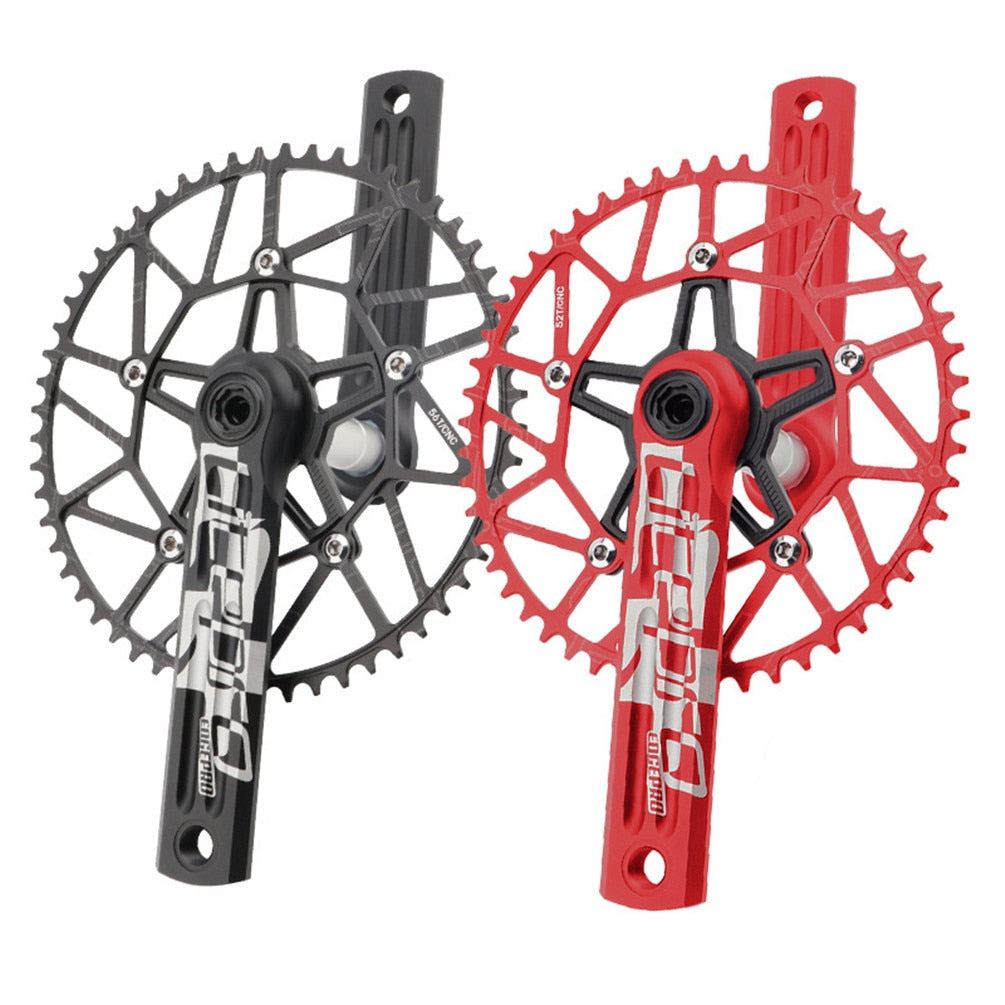 MEROCA Litepro Edgepro Electroplating Integrated Crankset & Chainring