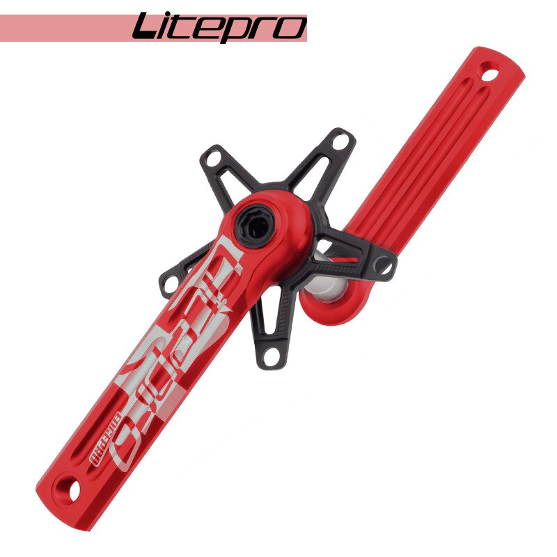 MEROCA Litepro Edgepro Electroplating Integrated Crankset & Chainring