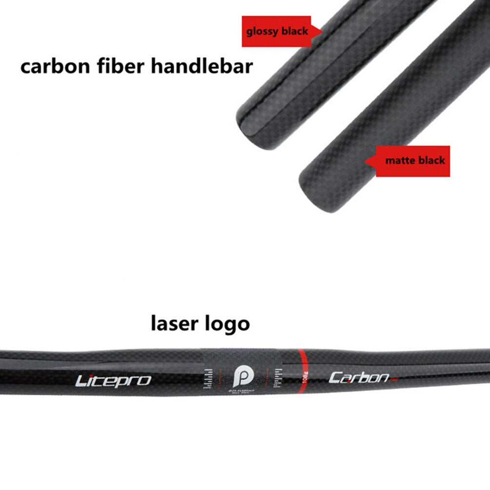 MEROCA Litepro Carbon Fiber Straight Handlebar 25.4*580MM