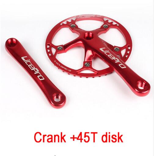 Litepro Ultraliight Chainring with Square Hole Crankset