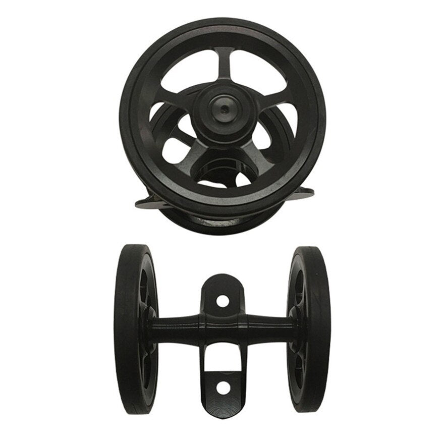Mud Gear Dual Wheels Mudguard Easy Wheel CNC Aluminum Alloy Bicycle Big Wheelset For Brompton Folding Bike