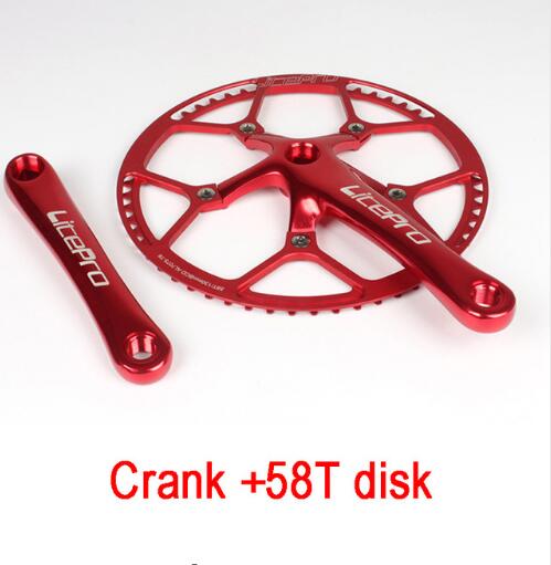 Litepro Ultraliight Chainring with Square Hole Crankset