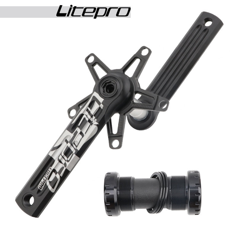 MEROCA Litepro Edgepro Electroplating Integrated Crankset & Chainring