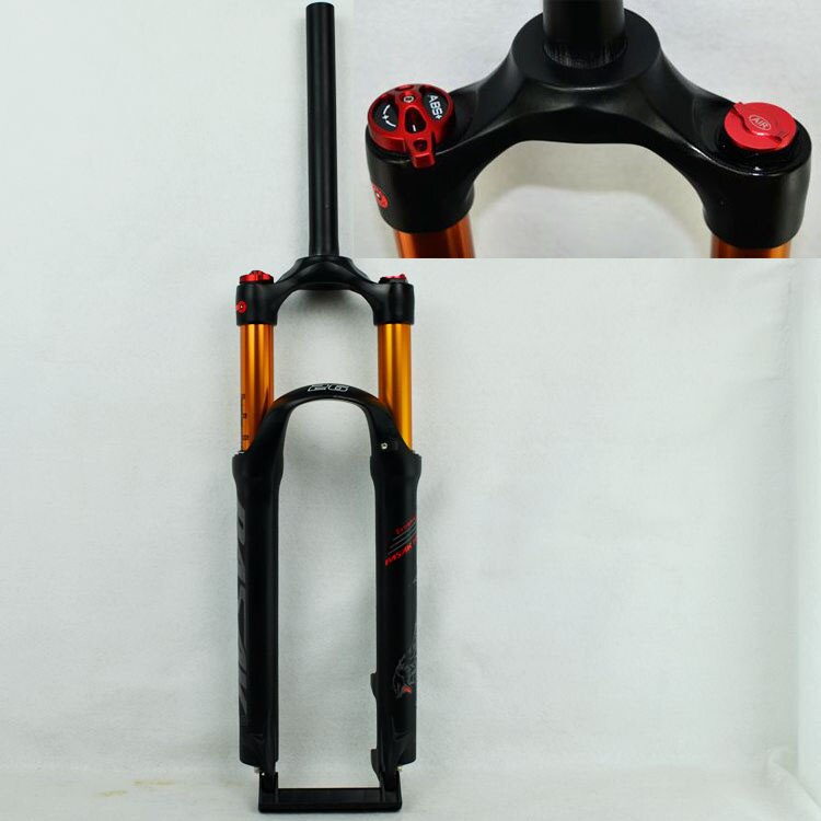 MEROCA MTB Mountain Bike Air Fork 26" 27.5" 29inch ER 1-1/8" Suspension Forks Gas Resilience Oil Damping Line Lock Disc Brake