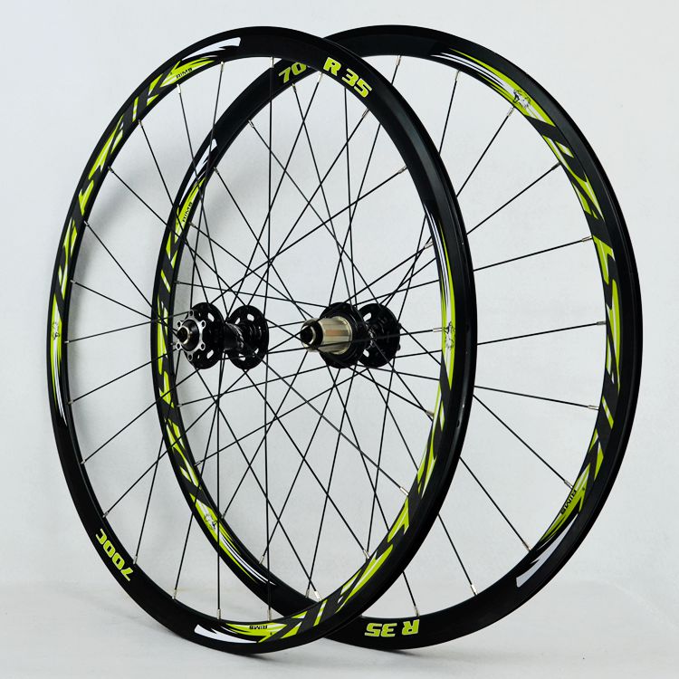 MEROCA R35 700C Road Bike Wheelset 29inch Disc Brake Cross Country Bicycle Wheel Set 30MM Rim Round Spoke Ultralight 1700g