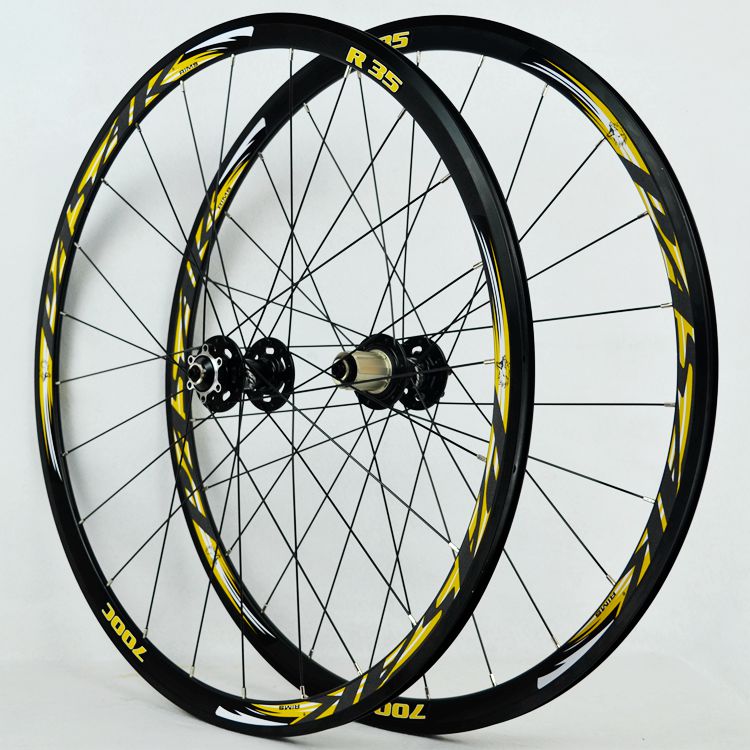 MEROCA R35 700C Road Bike Wheelset 29inch Disc Brake Cross Country Bicycle Wheel Set 30MM Rim Round Spoke