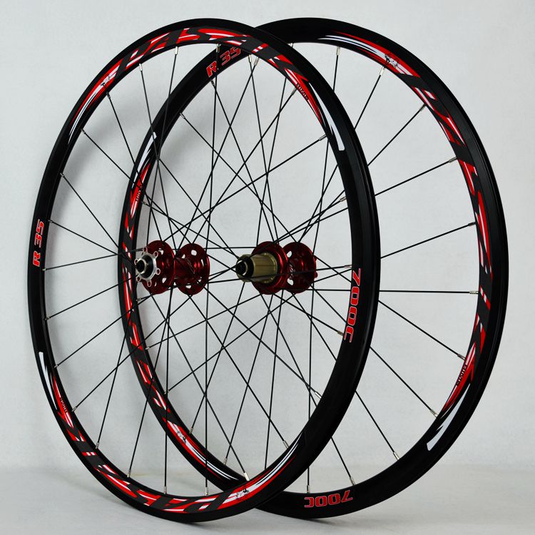 MEROCA R35 700C Road Bike Wheelset 29inch Disc Brake Cross Country Bicycle Wheel Set 30MM Rim Round Spoke Ultralight 1700g