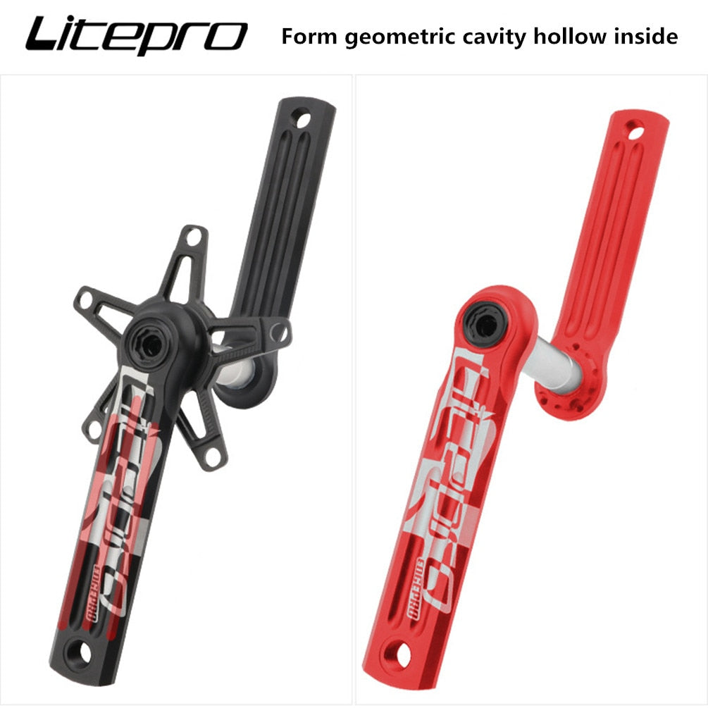 MEROCA Litepro Edgepro Electroplating Integrated Crankset & Chainring
