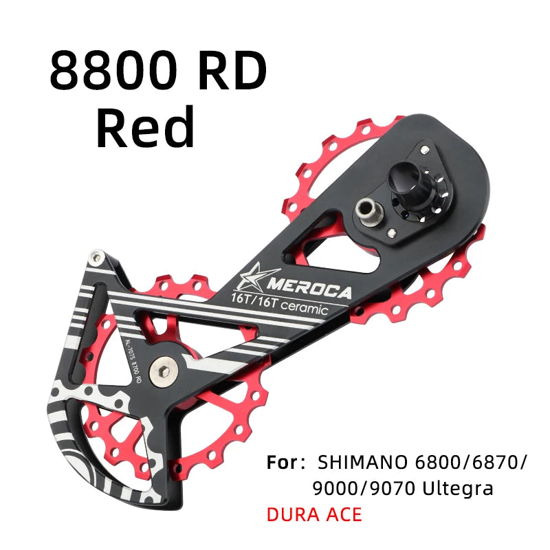 Bicycle Ceramic Bearing 16T Pulley Wheel Set Rear Derailleurs Guide Wheel 11 Speed For Shimano Ultegra/DURA ACE Bike Part