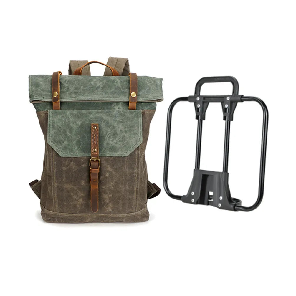 MEROCA Retro Canvas Backpack 02 For Brompton