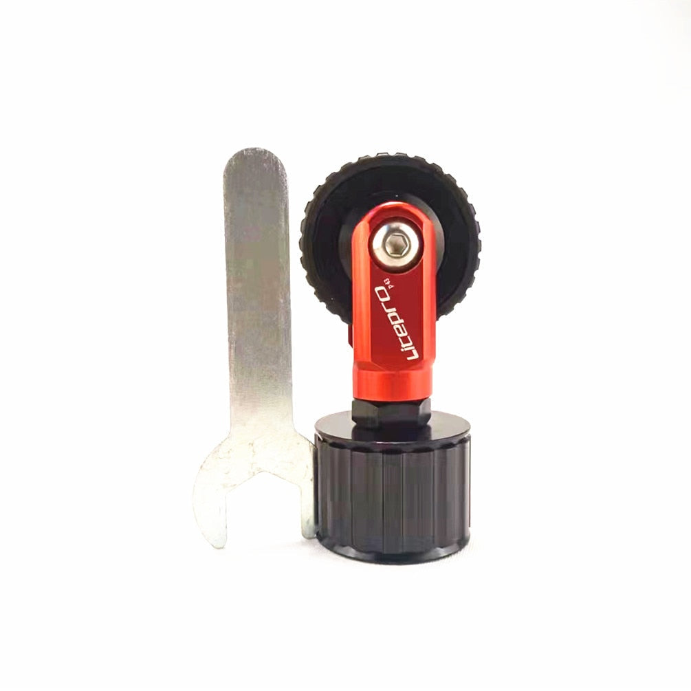 Meroca Litepro P43 33.9MM Seatpost Easy Wheel Push Wheel Folding Bicycle Seat Tube Rod 412 Easywheel
