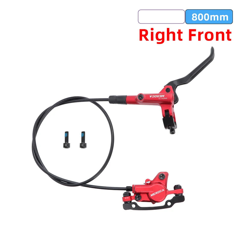 Meroca Bike Hydraulic Brake Aluminum Alloy Dual-piston Brake Freio Hidraulico Disco De Freio Mtb 160 Mm Frenos Hidraulicos Mtb