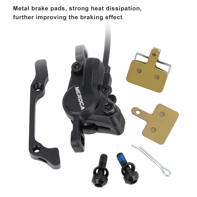E-Bike MTB Scooter Power Off Brakes Aluminum Alloy 2 Pistons Electric Bike Power Control Shifter Cut Hydraulic Disc Brake