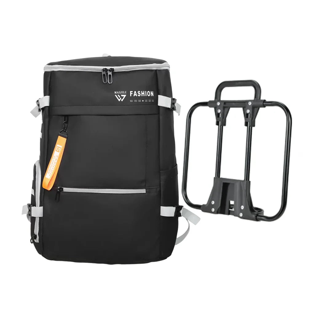 MEROCA Bicycle Badminton Tennis Racket Backpack Outdoor Sports Large Capacity Portable Travel Storage Bag For Brompton Bike
