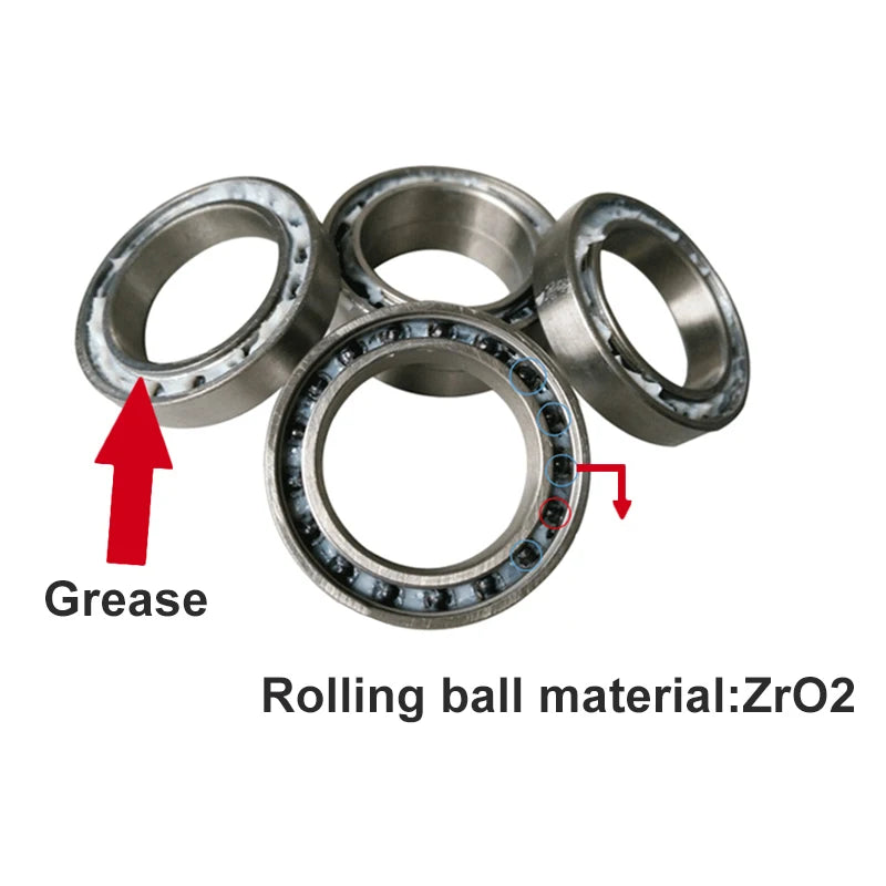 MEROCA BSA Bottom Bracket 68mm -73 Thread Lock CERAMIC Bearing BB For MTB Road Bike BCI.37-24T 24MM Bicycle Ceramic Center Axle