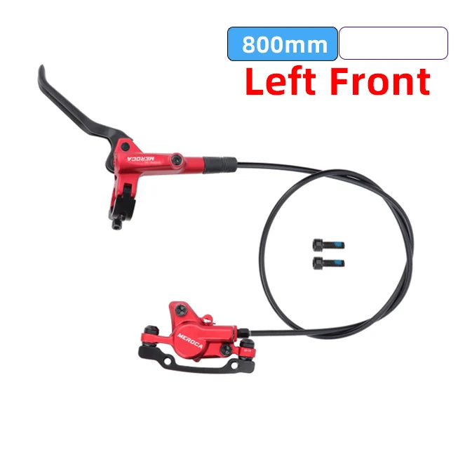 Meroca Bike Hydraulic Brake Aluminum Alloy Dual-piston Brake Freio Hidraulico Disco De Freio Mtb 160 Mm Frenos Hidraulicos Mtb