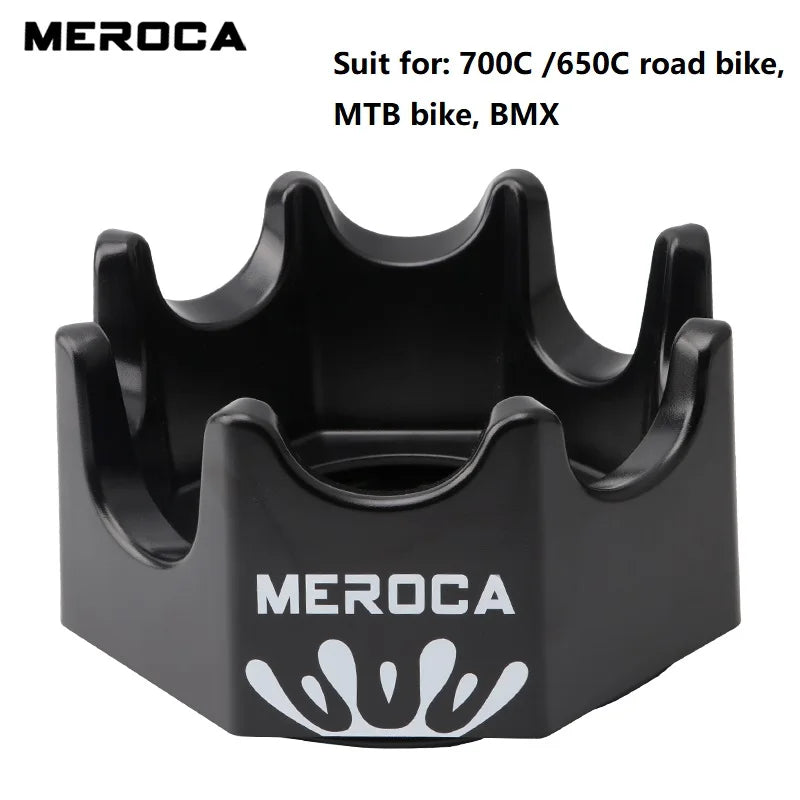 MEROCA Bike Front Wheel Stand Cycling Trainer Frame Indoor Exercise Bicycle Roller Pad Booster Home Training Tools Stand