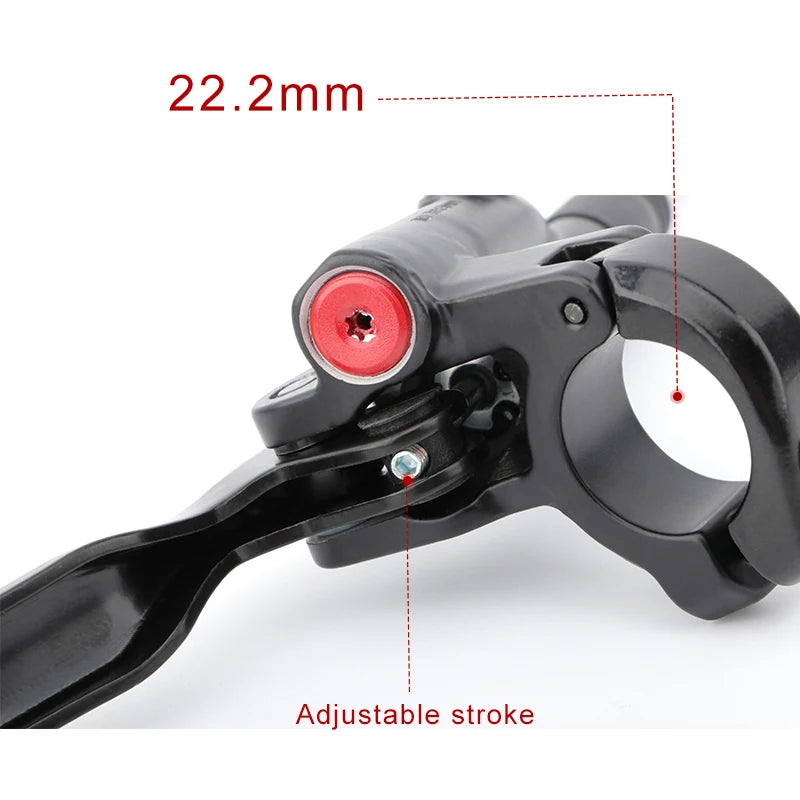 MEROCA M4 Bicycle Mtb Brake Hydraulic Disc Brake 160mm Rotor 4 Piston With Cooling Full Meatal Pad Mineral Oil Brake For E4 ZEE