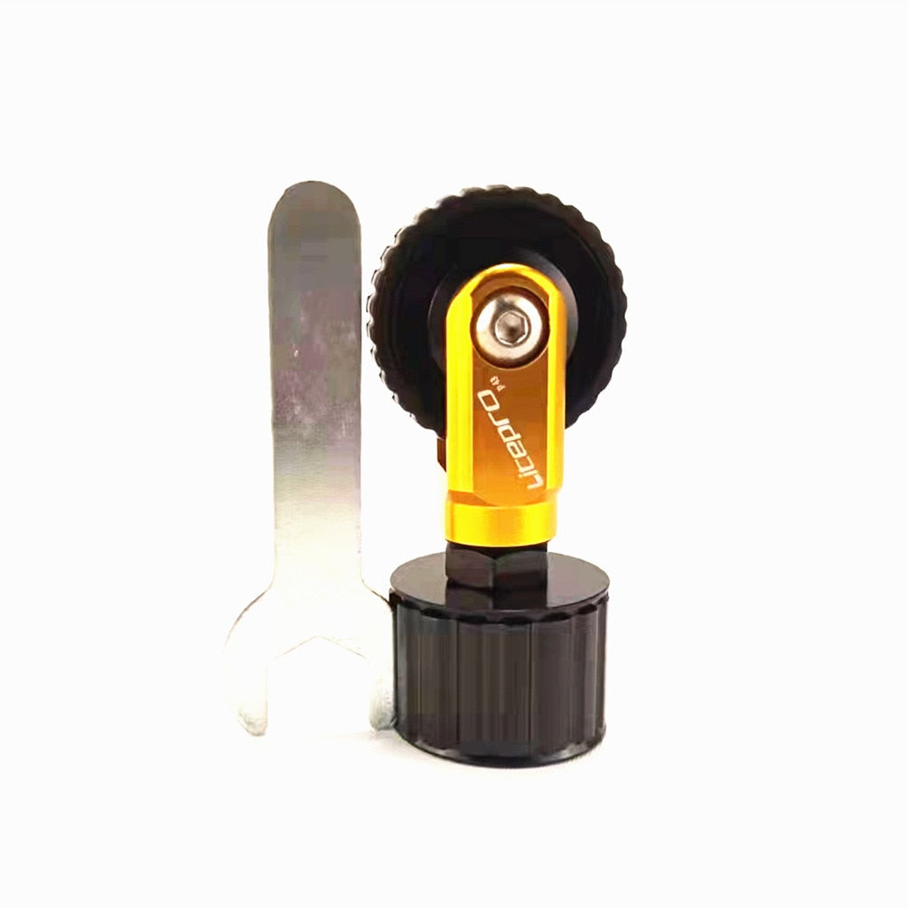 Meroca Litepro P43 33.9MM Seatpost Easy Wheel Push Wheel Folding Bicycle Seat Tube Rod 412 Easywheel
