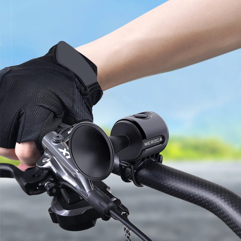 MEROCA EH-2 Bicycle 120dB Super Loud Electric Bells With Warning Sound Bike Horns Easy Installation For Kids Scooters Bikes MTB