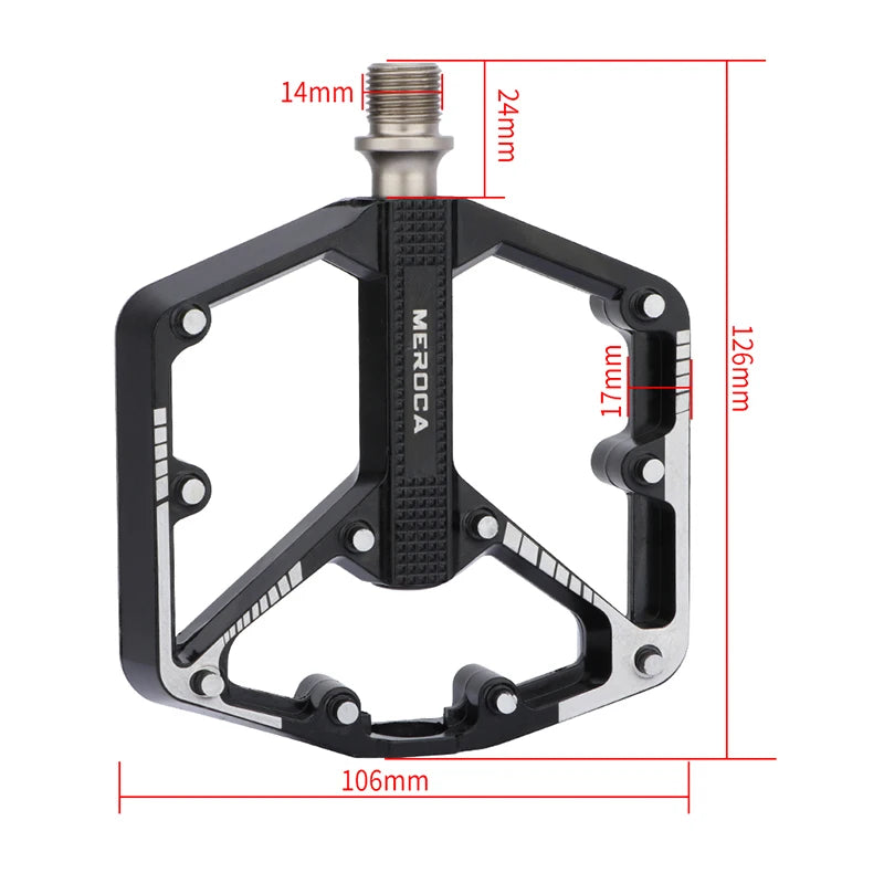 Ultralight Bicycle Pedals Sealed Bearing Aluminium Alloy Cycling Non-slip Mountain Bike BMX Road Bike Pedals Accessories