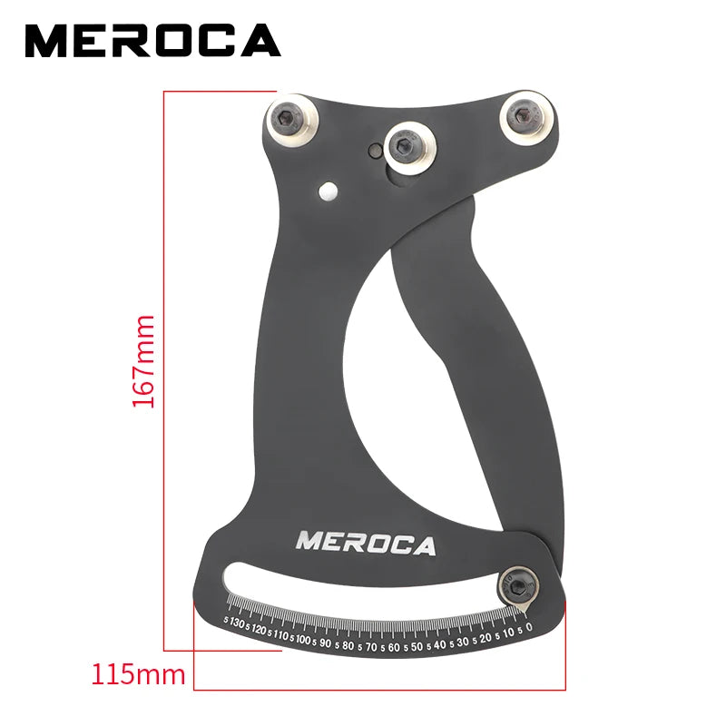 MEROCA Bike Spoke Tension Meter Bicycle Wheel Builders Repairs Tool Checker Indicator Comfortable Grip Accessories Tensiometer
