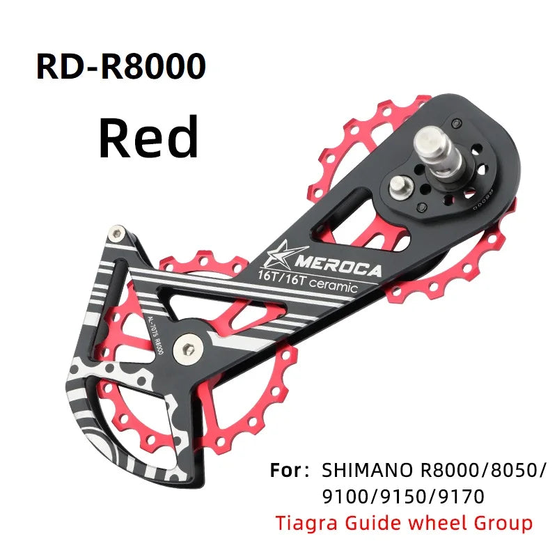 Bicycle Ceramic Bearing 16T Pulley Wheel Set Rear Derailleurs Guide Wheel 11 Speed For Shimano Ultegra/DURA ACE Bike Part