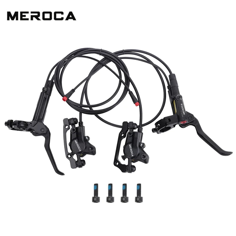 E-Bike MTB Scooter Power Off Brakes Aluminum Alloy 2 Pistons Electric Bike Power Control Shifter Cut Hydraulic Disc Brake