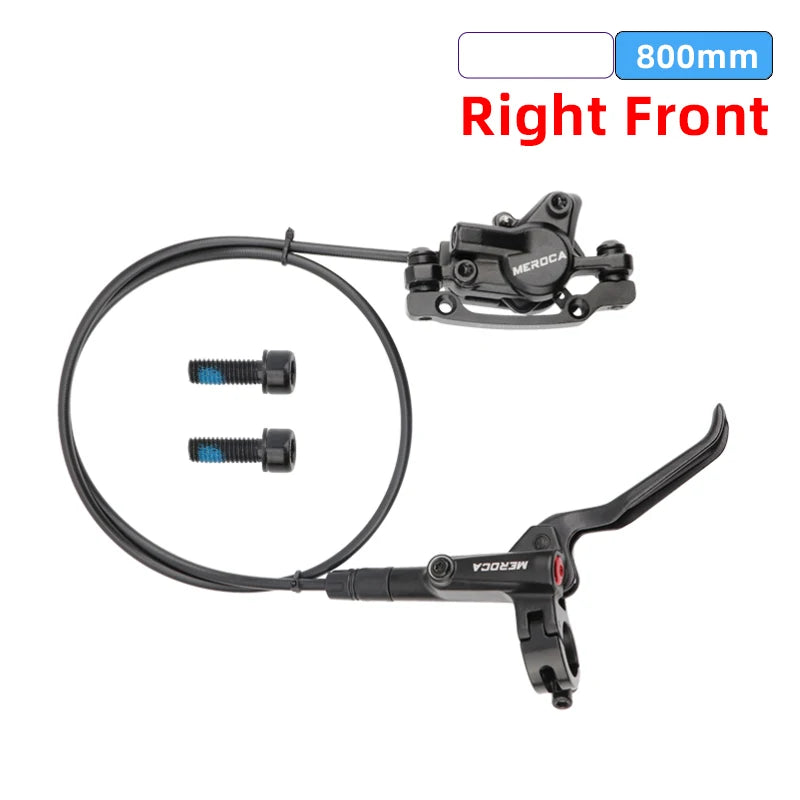 Meroca Bike Hydraulic Brake Aluminum Alloy Dual-piston Brake Freio Hidraulico Disco De Freio Mtb 160 Mm Frenos Hidraulicos Mtb