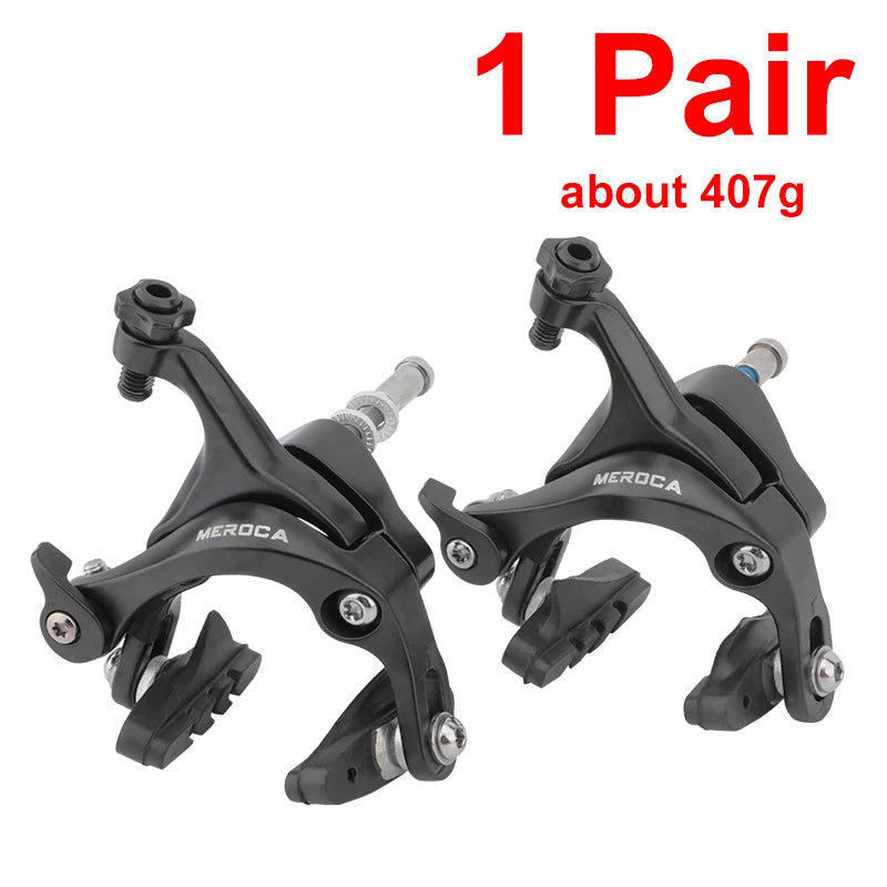 MEROCA Road Bike Dual Pivot Calipers Aluminum Alloy Pull Caliper Front Rear Bicycle parts Cycling Brake Road Accessories