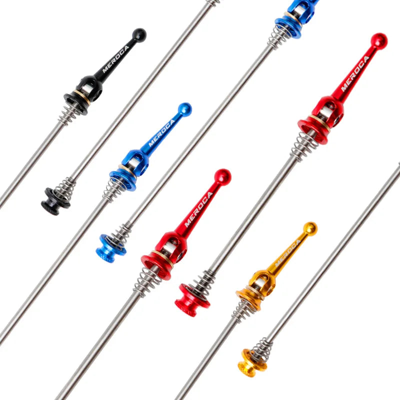 Quick Release Skewers Ultralight Titanium Axis Front 100 Rear 100/135mm Wheel Hub QR Skewers For MTB Folding Road Bike