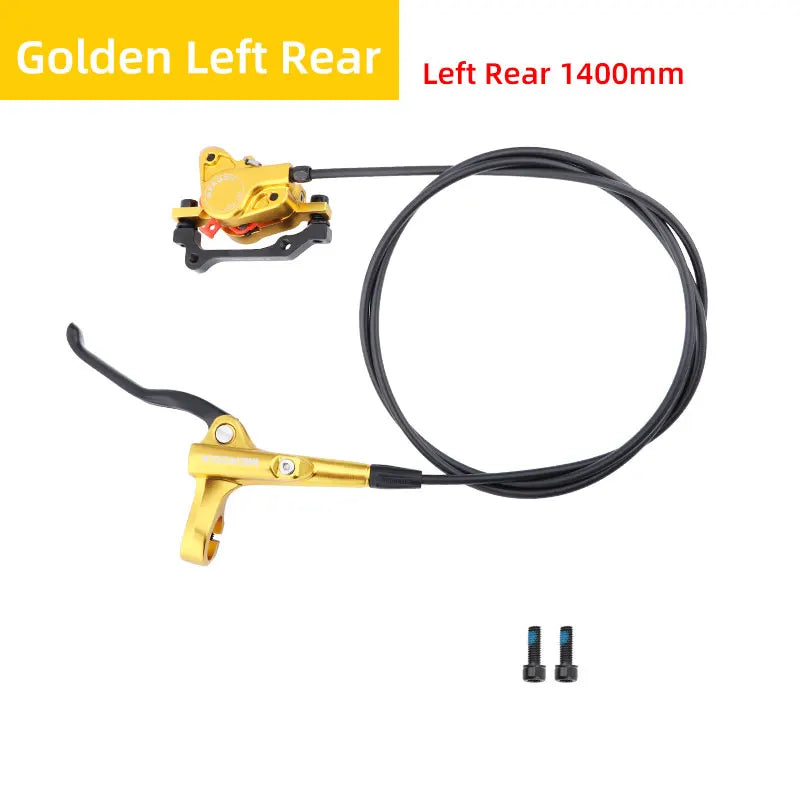 MEROCA MTB Bicycle Hydraulic Disc Brake 2 Piston Aluminum Alloy Mineral Oil Front 800 Rear 1400MM Oil Press Brakes Bike Parts