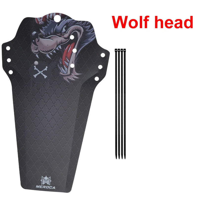MEROCA Bicycle Fenders Front/Rear Tire Wheel Fenders Carbon Fiber Mudguard Mountain Bike Stylish Mud Guard Wings Riding Fix Gear