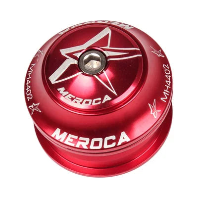 MEROCA Bicycle Headset 44mm 2 Bearing Aluminum Alloy Straight Tapered Tube Fork MTB Bike Headset Road Bike Headset Accessory